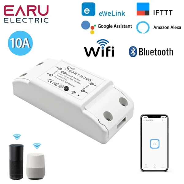 Módulo interruptor inteligente eWeLink Mine WiFi 10A